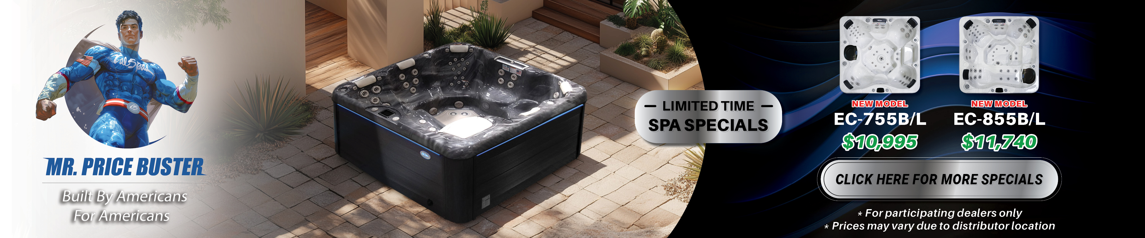 Calspas hot tub being used in a family setting - Findlay